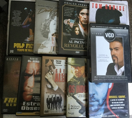 Kit 12 Dvds Filmes Ação Musical Épicos Tarantino Originais