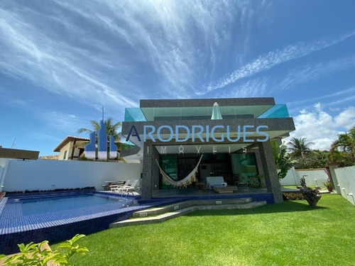 Imagem 2 de 24 de Excelente Casa À Venda Vista Mar, Porteira Fechada, Nascente Em Villas Do Atlântico!! - Ca00479