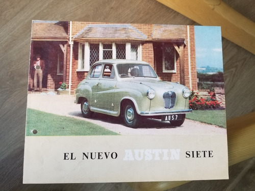 Catalogo Folleto De Venta Libro Austin Seven Siete 7 Chile