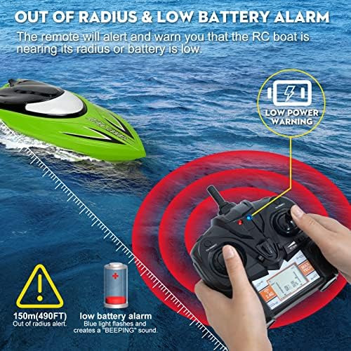 Zyerch Rc Boat - Barco De Control Remoto Para Piscinas Y Lag