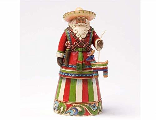 Figurina Santa Mexicano De Enesco Jim Shore Creek.