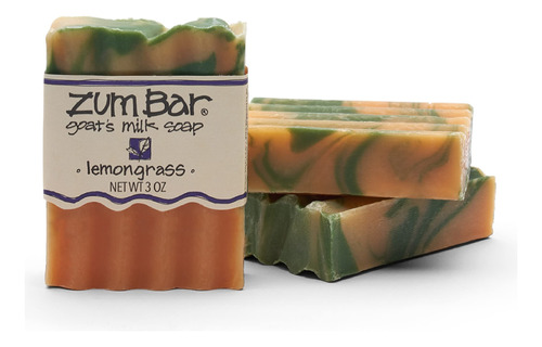 Indigo Wild Zum Bar Jabn De Leche De Cabra - Lemongrass - 3