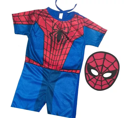 Fantasia Homem Aranha Infantil Peter Parker Marvel Top Luxo