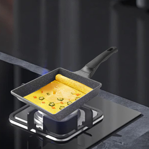 X Sartén Hogar Desayuno Retangle Utensilios De