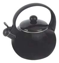 Comprar Caldera Pava Cuori Bari Esmalte Vitrificado 2.2 Litros Fama Color Negro