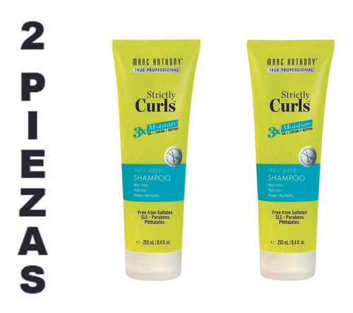 Shampoo Marc Anthony Strict Curls 3x Moisture,marula,2
