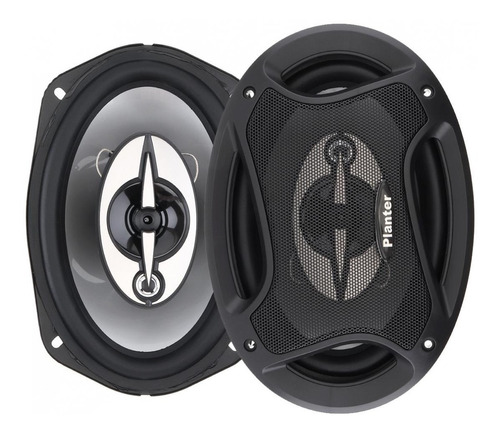 Kit 2 Parlantes Auto 6x9 Ovalados 1000w Coaxial 3 Vías Hifi