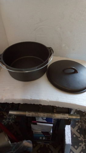Olla Fundición De Hierro 4 Lts Medidas 23x8 Cm Envío Gratis