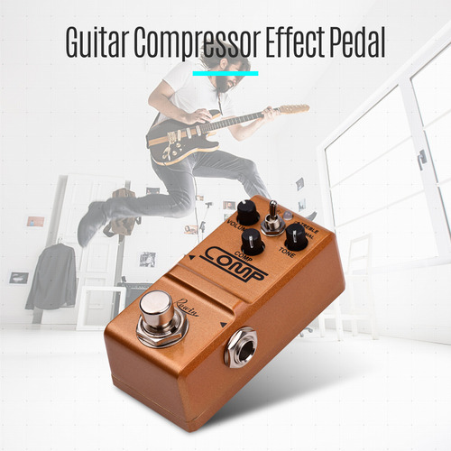 Pedal De Efectos Para Guitarra Rowin Compressor True Bypass