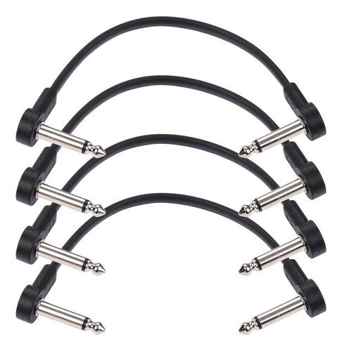 Cable Audio Guitarra Ac-8 Pedal 6 Patch Flat 4 Pulgadas Ggia