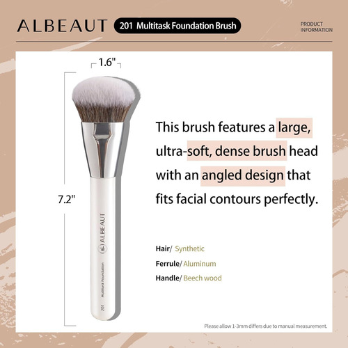 Pinceles De Maquillaje Corrector De Base Albeaut Para Barra