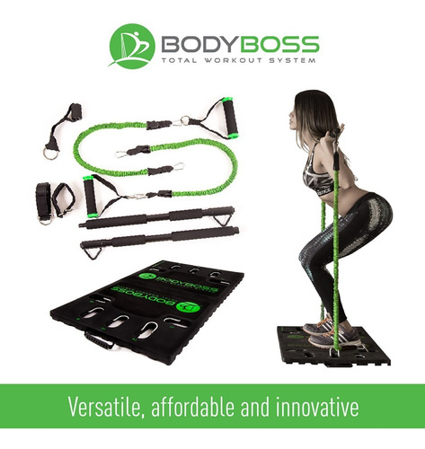 Imagen 3 de 4 de Bodyboss Gimnasio Completo Portátil, Pack Entrenamiento