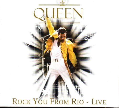 Queen/ Rock You From Rio Live Cd 16tracks Como Nuev Sinabrir