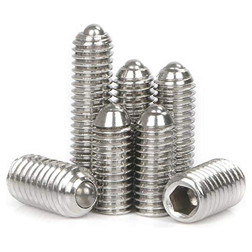 Resorte Hexagonal De Acero Inoxidable M4 X 12 Mm Con Punta E