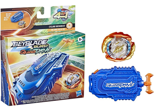 Beyblade Burst Quaddrive Cyclone Fury String Launcher Set -