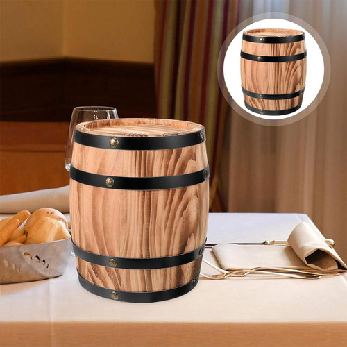 Barril De Vino De Roble, Gran Capacidad, Barril De M Marrón