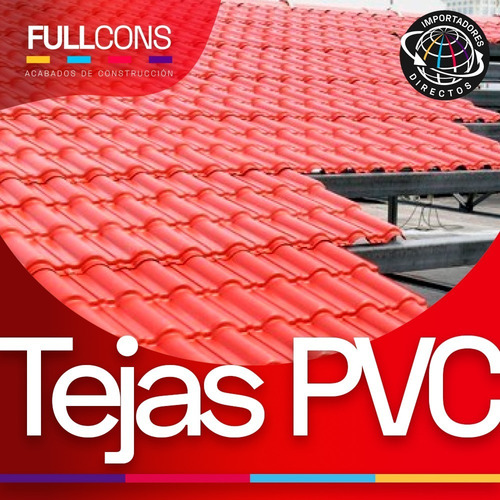Imagen 9 de 10 de Tejas Española En Pvc Distintos Colores Para Techos