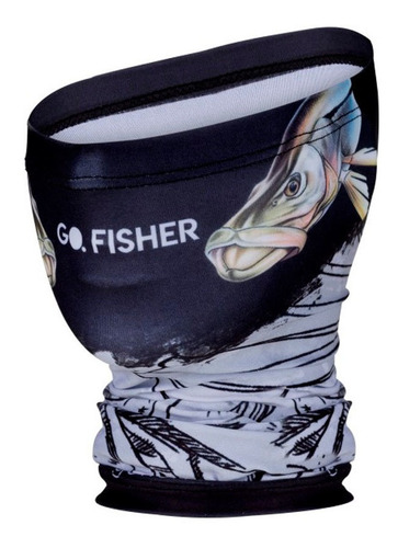 Imagem 1 de 2 de Bandana Balaclava Go Fisher Proteção Solar Uv 50 Robalo