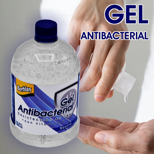 Gel Antibacterial Alcohol Vit E - mL a $10