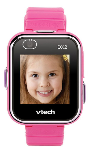 Imagen 2 de 4 de Smartwatch VTech Kidizoom DX2 1.44" caja rosa, malla rosa 1938A