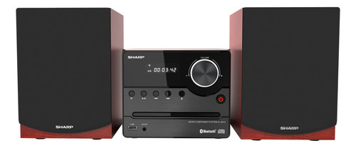 Microcomponente Sharp Xl-b512 Cd-player Usb Bluetooth Nogal