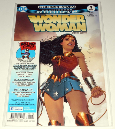 Wonder Woman (rebirth) Vol.5 #1 (free Comic Book Day) - Dc 