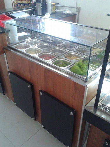 Balcão Refrigerado Para Condimentos De Pizza E Sanduíche 130