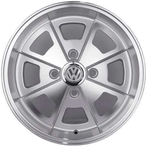 * Rodas Compatível P/ Fusca Aro 17x6 4x130 (jogo)+ Bicos *