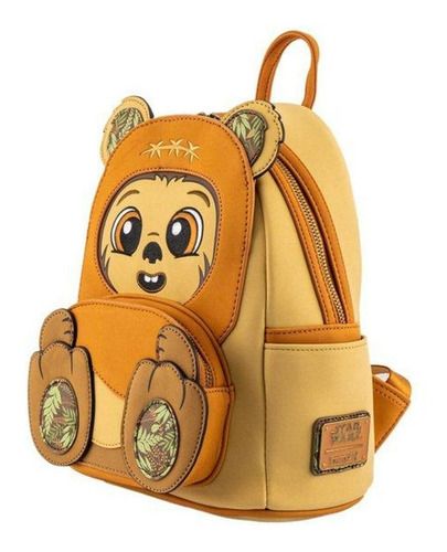 Imagen 1 de 2 de Loungefly Star Wars Wicket Footsie Cosplay Mini Backpack