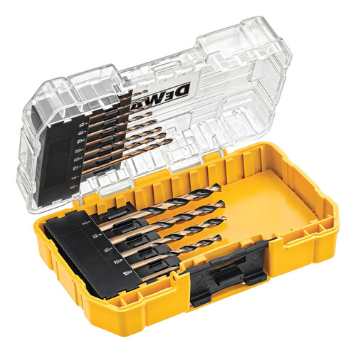 Juego De Brocas Dewalt De Óxido Negro Con Punta Piloto, 13 P