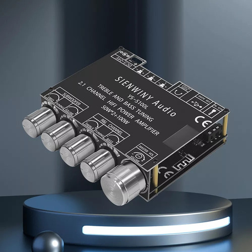 Para Amplificador Mini Amplificador Audio 3 Canales 100w2*5