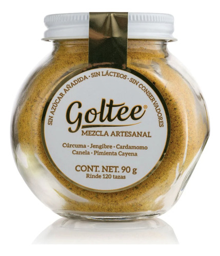 Golden Milk Leche Dorada, Cúrcuma | 90gr - 130 Tzs | Goltee