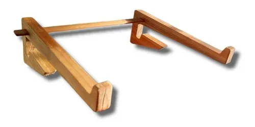 Soporte Notebook Kit Con Base Para Celular Madera