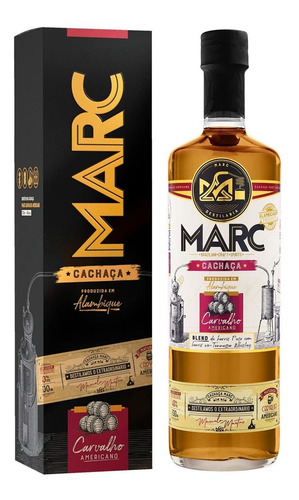 Imagem 2 de 3 de Kit 2un Cachaça Marc Carvalho Americano Blend E Amburana