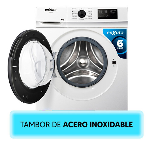 Lavarropas Digital Enxuta Lenx 1665 6kg Carga Frontal