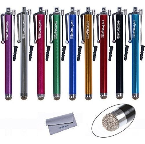 9 Pack Stylus Paquete De 45 Colorful Styli Universal Con Lan