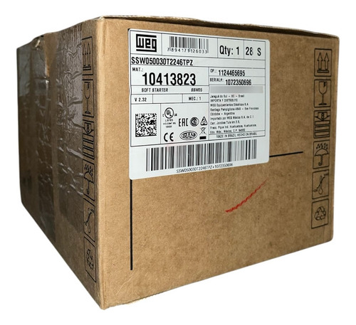 Arrancador Soft-starter Weg Ssw050030t2246tpz 220/460v