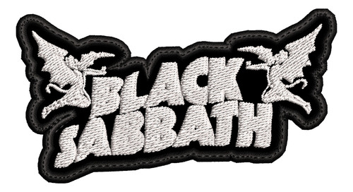 Parche Bordado Black Sabbath Blacklabeldesigns