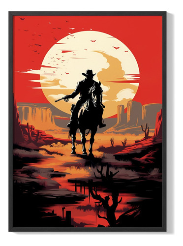 Cuadro Poster 20x30 Red Dead Redemtion