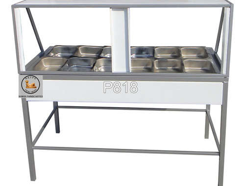 Baño María Con 12 Insertos Para Tacos De Guisados Modelo 818