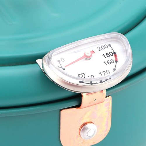 Sartén Con Termómetro Olla Acero Inoxidable Freidora Estilo