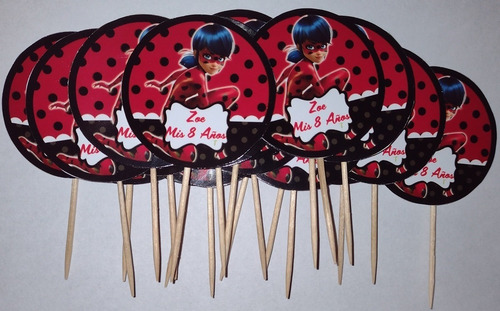 Cotillón Personalizado Ladybug X 20 Chicos