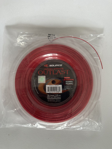 Rolo De Corda Solinco Outlast - 1.25 16l - 200mts