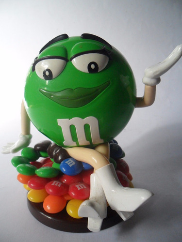 Muñeco Dispensador De Golosinas M&m Chica De Coleccion./////