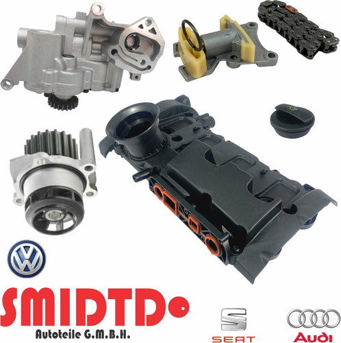 Tapa Punterias Cadena Y Bomba De Agua Audi A3 2.0 06-08 Tfsi