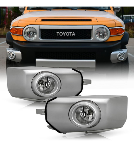 Para 2007-2 Toyota Fj Cruiser Parachoque Delantero Faro Luz