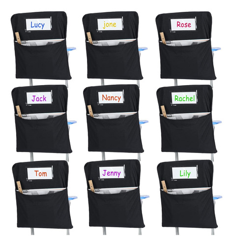 24 Pcs Small Chair Storage   14 Inch School Chair Bag C...