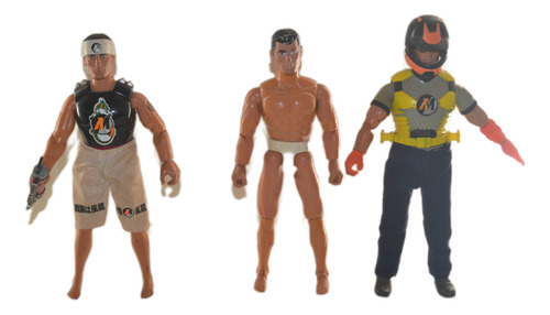 Action Man Lote Max Steel Power Team Gi Joe Temerario (Usado)