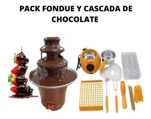 Pack Fondue Chocolate Maquina Chocolate + Cascada Chocolate