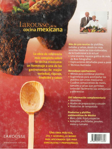 Larousse De La Cocina Mexicana, De Alicia Gironella De Angeli. Editorial Larousse En Español